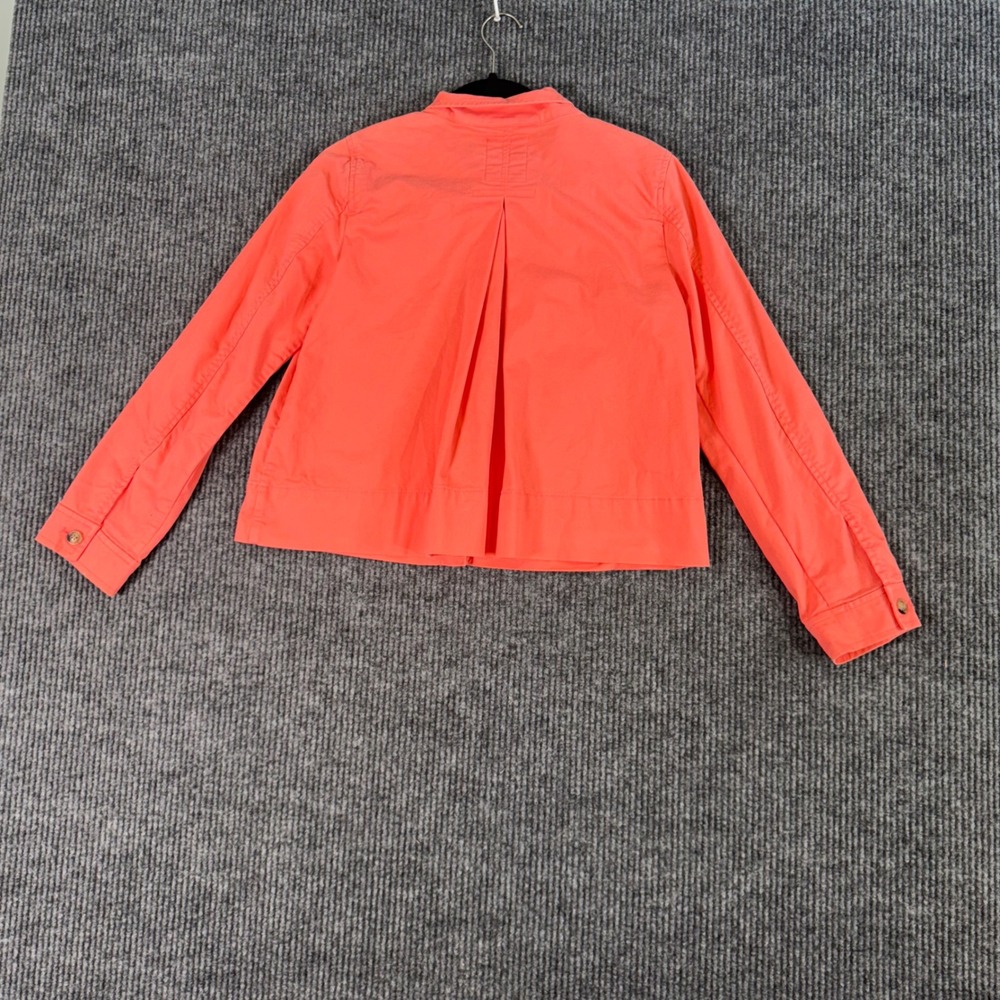 GAP Coral Utility Jacket Womens S Button Up Casual Coastal Chic Minimalist Style - Picture 6 of 11